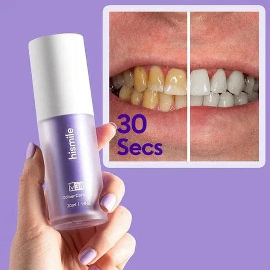 Hisemile v34 color Corrector Serum - instant teeth whitening