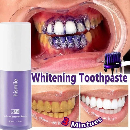 Hisemile v34 color Corrector Serum - instant teeth whitening